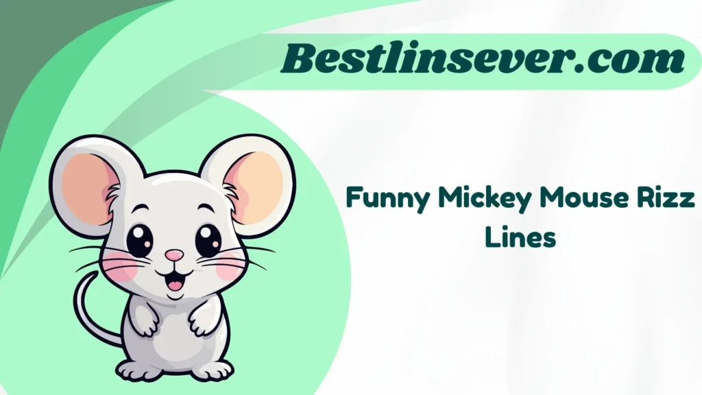 Funny Mickey Mouse Rizz Lines