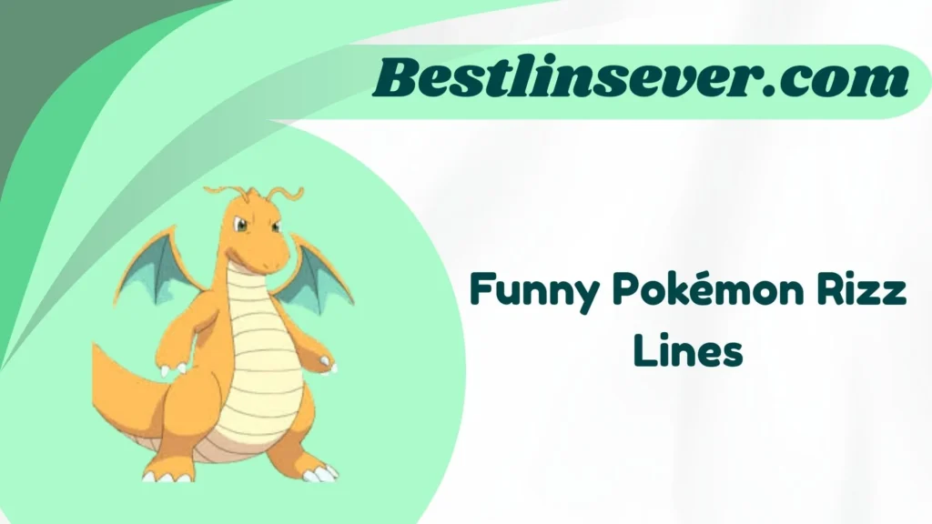 Funny Pokémon Rizz Lines