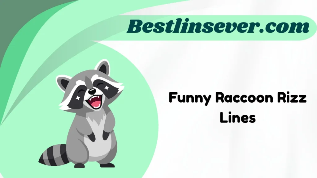 Funny Raccoon Rizz Lines