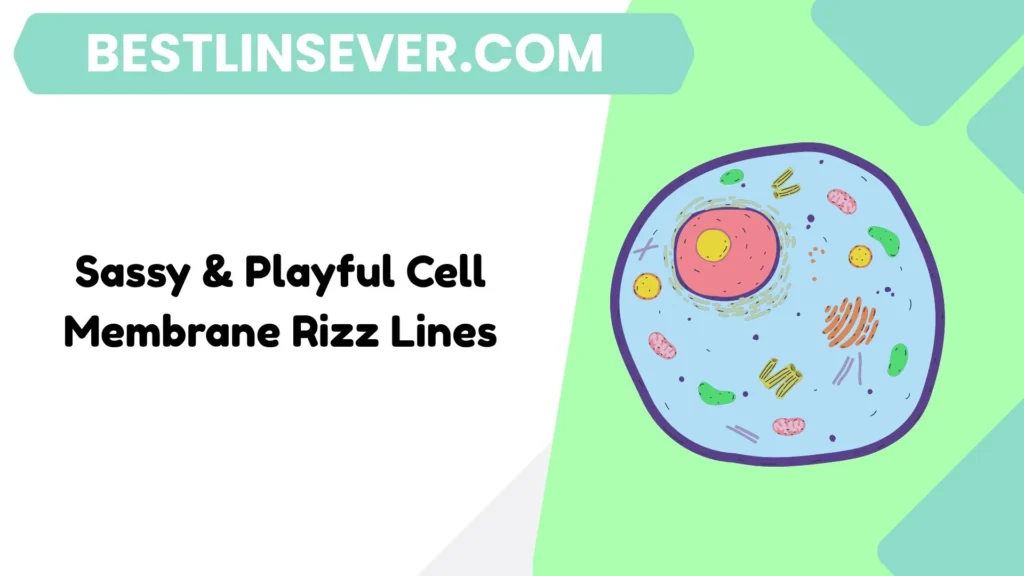 Sassy & Playful Cell Membrane Rizz Lines