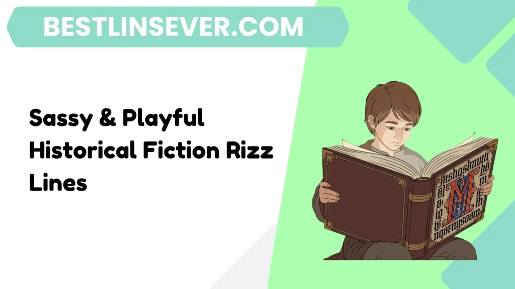 Sassy & Playful Historical Fiction Rizz Lines