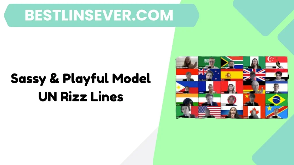 Sassy & Playful Model UN Rizz Lines