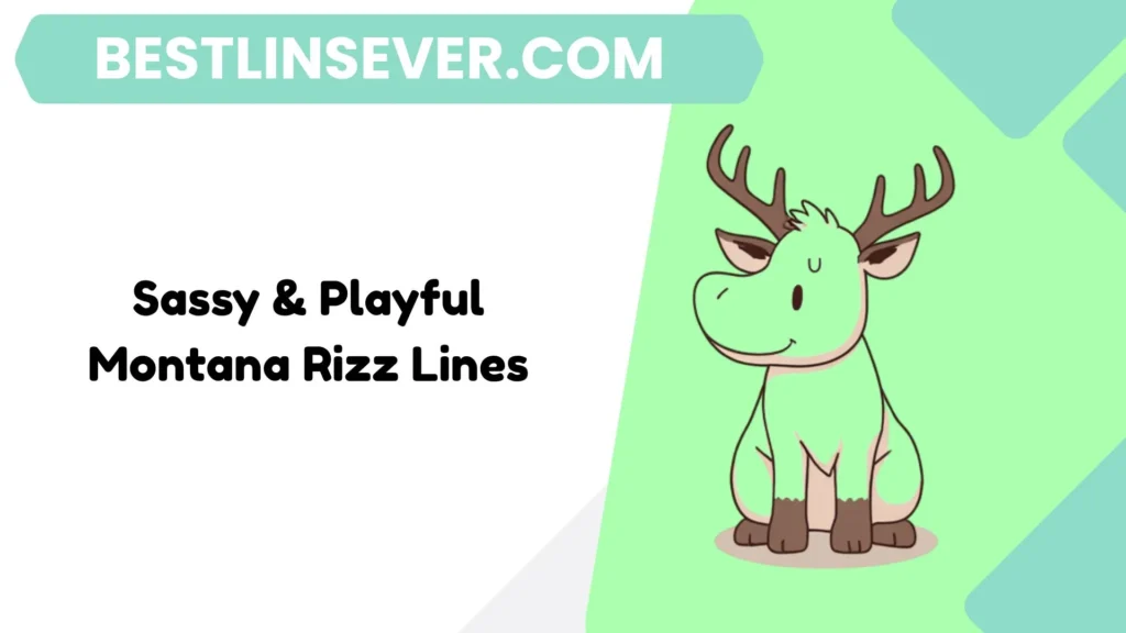 Sassy & Playful Montana Rizz Lines