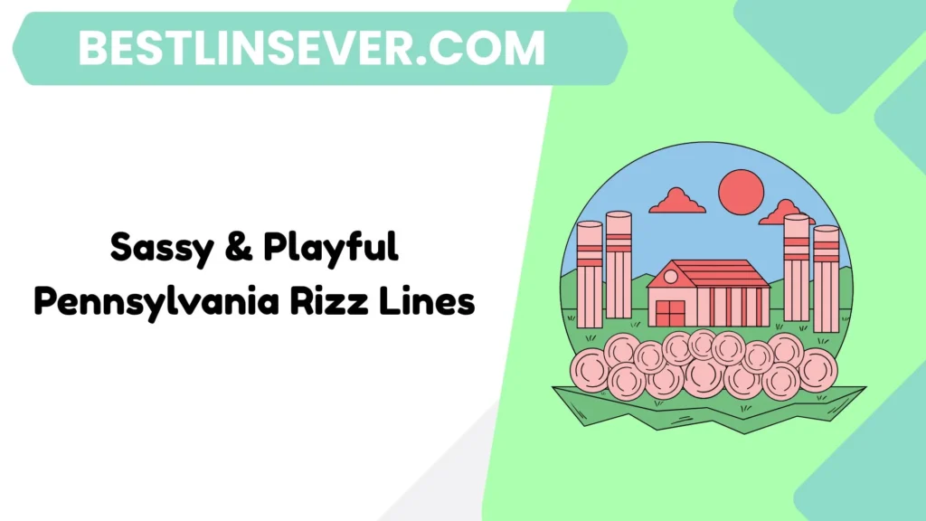 Sassy & Playful Pennsylvania Rizz Lines
