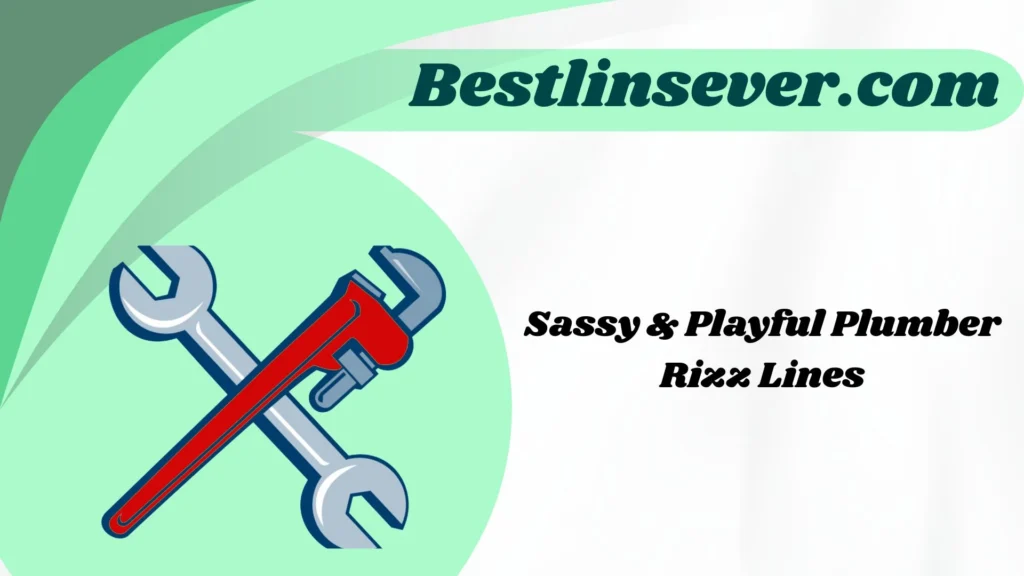 Sassy & Playful Plumber Rizz Lines