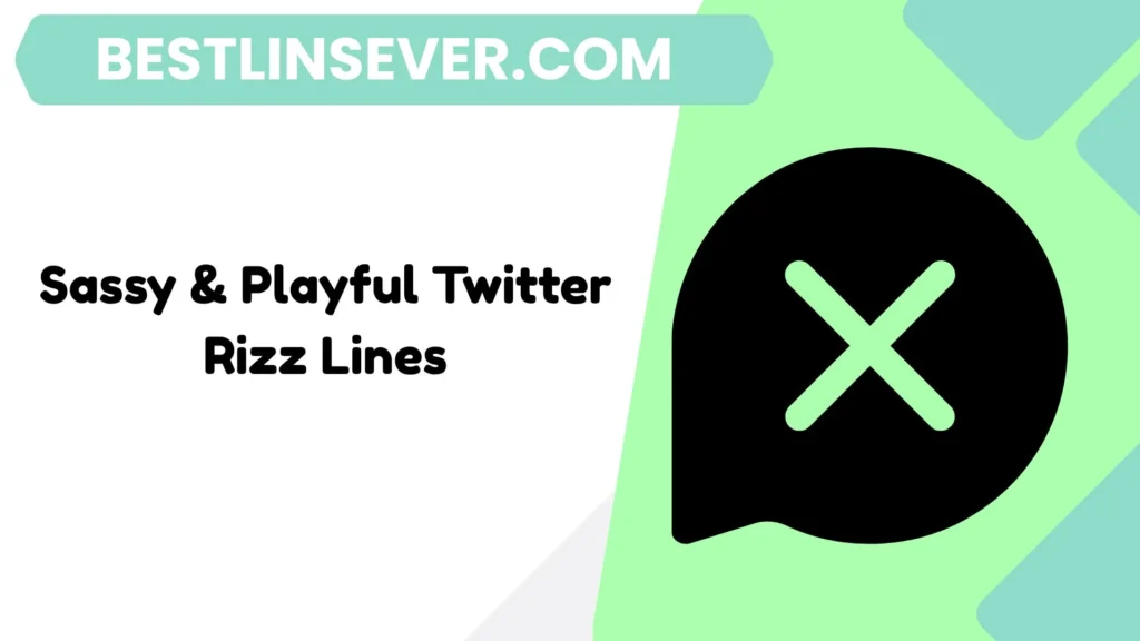 Sassy & Playful Twitter Rizz Lines