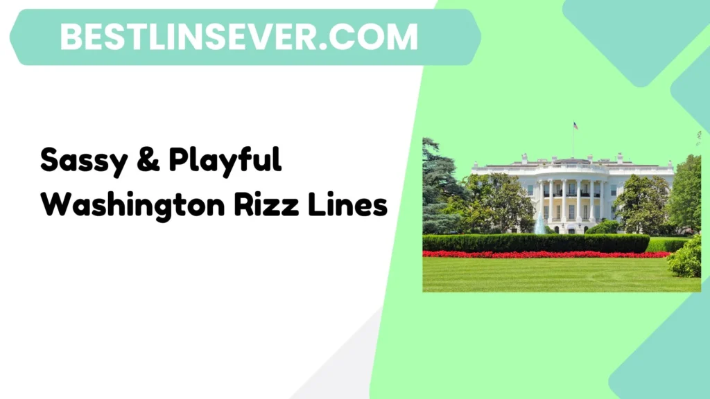 Sassy & Playful Washington Rizz Lines