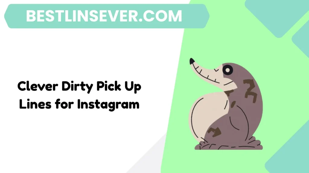 Clever Dirty Pick Up Lines for Instagram