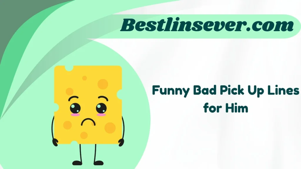 Funny Bad Pick Up Lines for Him