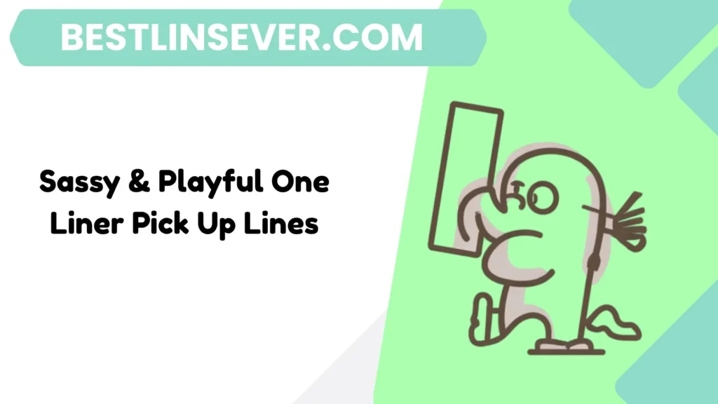 Sassy & Playful One Liner Pick Up Lines