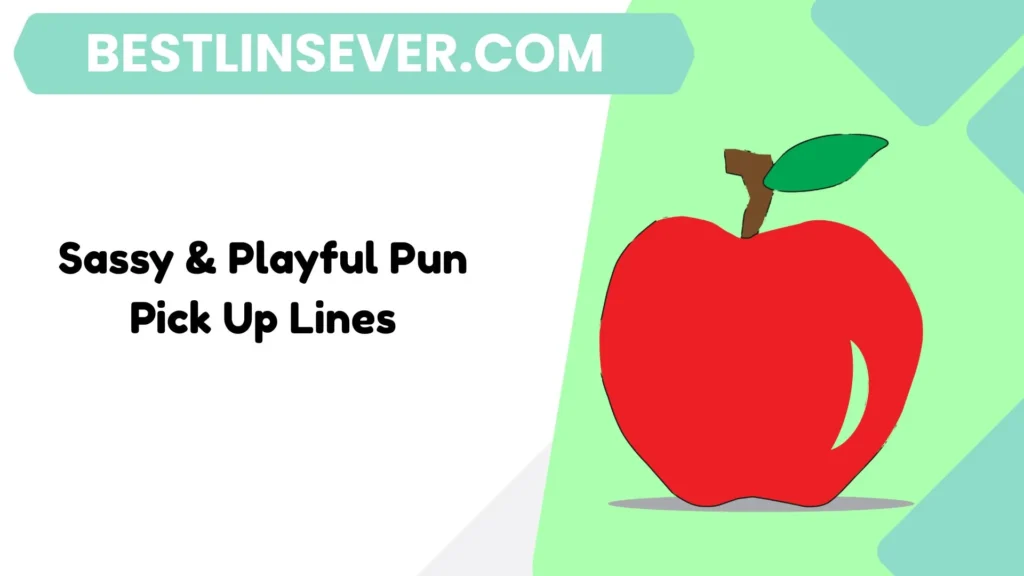 Sassy & Playful Pun Pick Up Lines